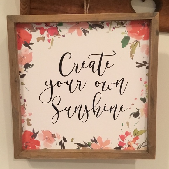 Wild Blooms Other - Create your own Sunshine Wooden Wall Art